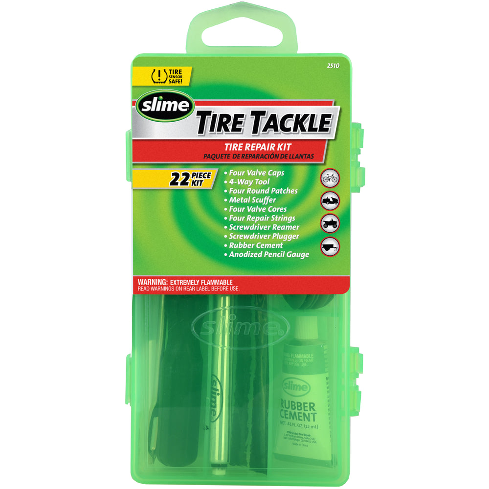 Slime Medium Tire Tackle Kit - Power Sport #2510 In Package