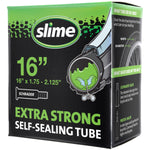 Slime Extra Strong Self-Sealing Bicycle Tubes 16" x 1.75-2.125" Schrader #30051 In Package